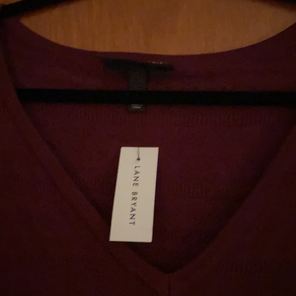 Lane Bryant sweater dress in “winetasting” - Picture 4 of 10